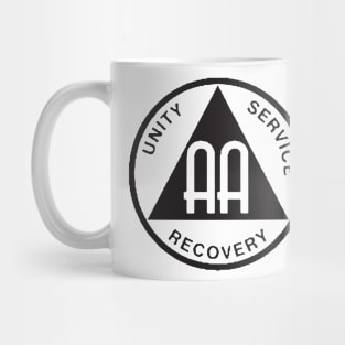 Alcoholics Anonymous Recovery Sober - Sober Since - AA Tribute - aa Alcohol - Recovery Tribute - sober aa sobriety addiction recovery narcotics anonymous addiction drugs mental health Mug